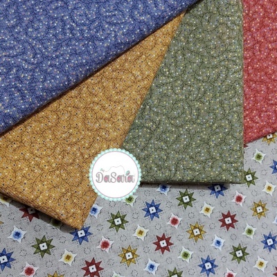 TWIGS | GREEN :: BARN DANCE | BLANK QUILTING