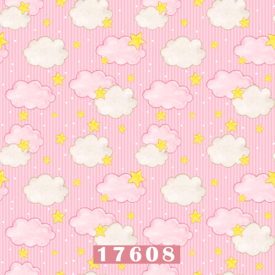 Nuvens Riscadas - Rosa | Fabricart