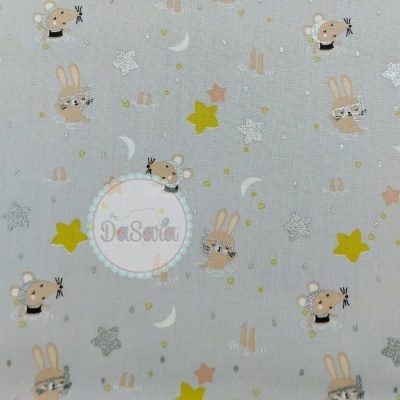 Swimming Animals | Cinza :: Glitter | Poppy