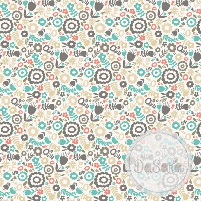 Heart and Soul | Cream Heart Floral | Riley Blake Designs