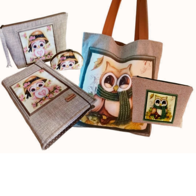 Painel Aplicações Corujinhas - 2 | Estilotex