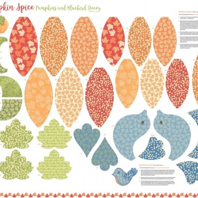 Pumpkin Spice | Craft Panel | Studio E Fabrics