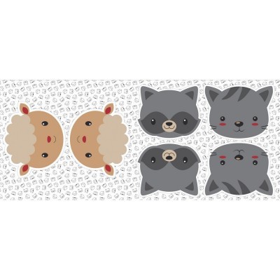 PILLOWS | ROSTOS : OVELHA | GUAXINIM | GATO