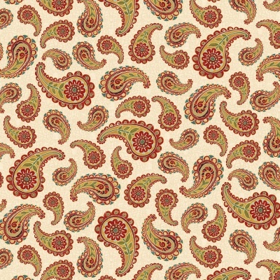 PAISLEY | IVORY :: AVIGNON | BLANK QUILTING