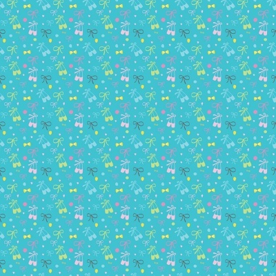 Ballerina Slippers - Aqua | Riley Blake Designs