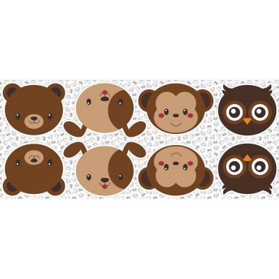 PILLOWS | ROSTOS : URSO | CÃO | MACACO | MOCHO