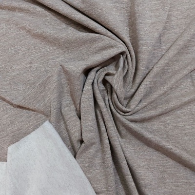 Malha Jersey Cardada | Bege Mesclado