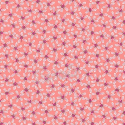 HUMMINGBIRD :: STRIPY FLOWERS | DARK BLUSH