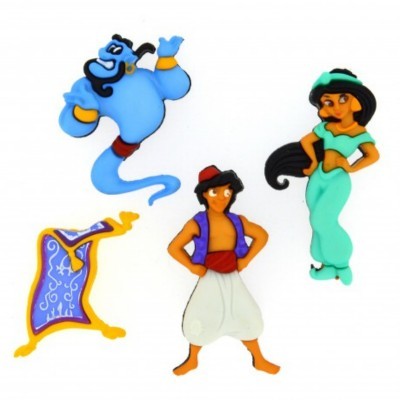CONJUNTO DE BOTÕES | ALADDIN