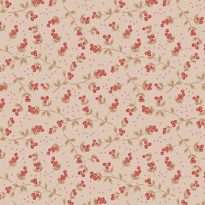 Floral Jacobean | Sementes Jacobean :: Rosê Vermelho | Fabricart