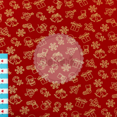 Enfeites de Natal - Lurex | Vermelho