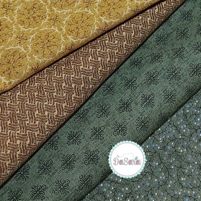 TWIGS | GREEN :: BARN DANCE | BLANK QUILTING