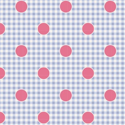 Happy Campers | Gingdot - Blue | Tilda