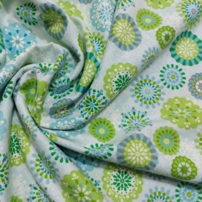 Flanela Estampada | Winter Warmth - Doilies Teal | Wilmington Prints