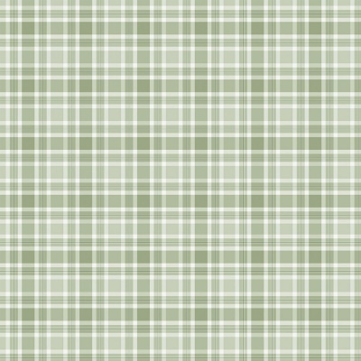 GREEN PLAID :: RED BLOSSOM | DIGITAL | FABRICART