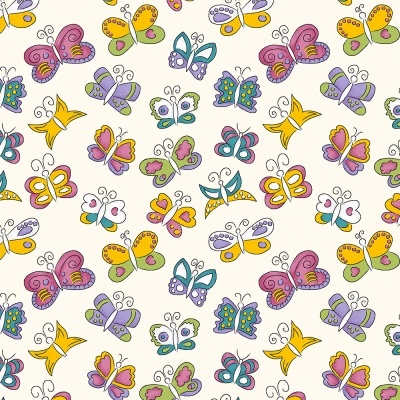 MINI BORBOLETAS :: CREME | FOFURICES | FABRICART