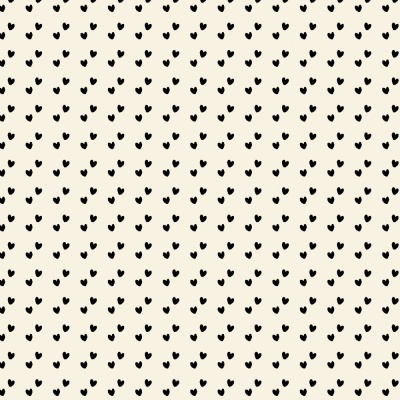 Mini Corações | Preto | Basics & Colors | Fabricart