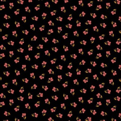 Flower | Preto *algodão Orgânico* | Poppy