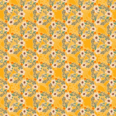 FLORES :: AMARELO | CONTEMPORÂNEA | FABRICART