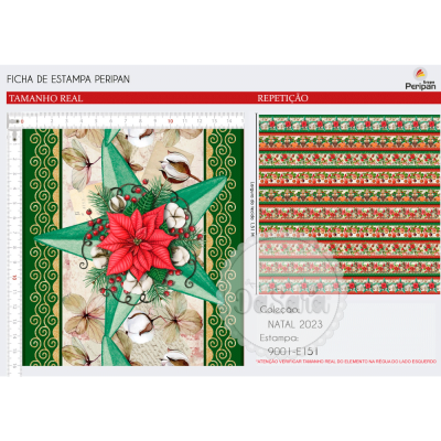 Barrado Flor de Natal e Velas | Peripan Barrado Flor de Natal e Velas | Peripan