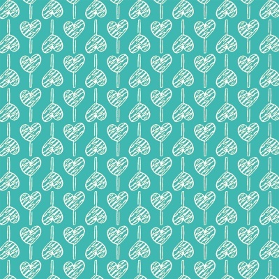 Pirulito de Corações | Turquesa | Basics & Colors | Fabricart