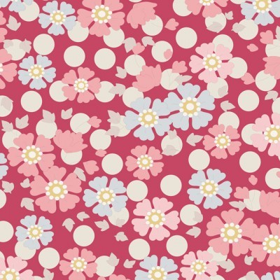 Plum Garden | Windflower - Red | Tilda
