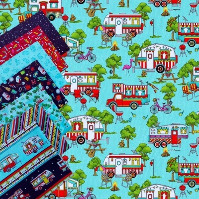 Diagonal Stripe - Multi | Roamin' Holiday | Studio e Fabrics