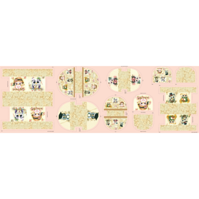 Painel Necessaires Corujinhas | Estilotex