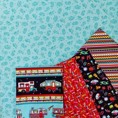 Diagonal Stripe - Multi | Roamin' Holiday | Studio e Fabrics