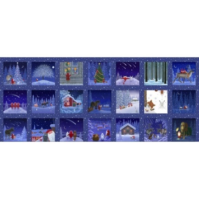 Painel Snowy Scenes - Squares | Lewis & Irene