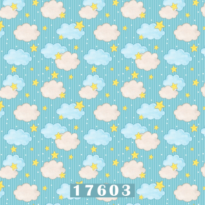 Nuvens Riscadas - Azul | Fabricart