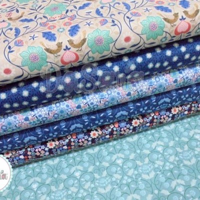 MULTI FLORAL :: LIGHT BLUE | MICHAELMAS | LEWIS&IRENE