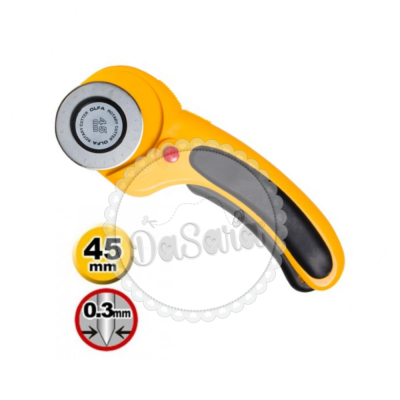 Cortador Rotativo Retrátil | 45mm | Olfa Cortador Rotativo Retrátil | 45mm | Olfa