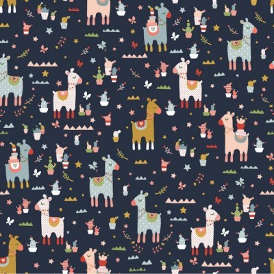 Lama Cactus Party | Marinho | Poppy