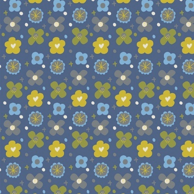 BUTTONS :: BLUE | OVER THE RAINBOW | FABRICART