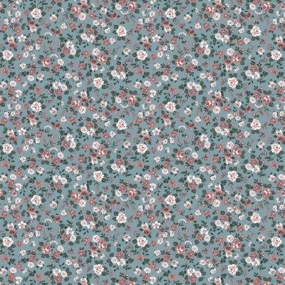 ROMANTIC FLOWERS | AQUA | POPPY