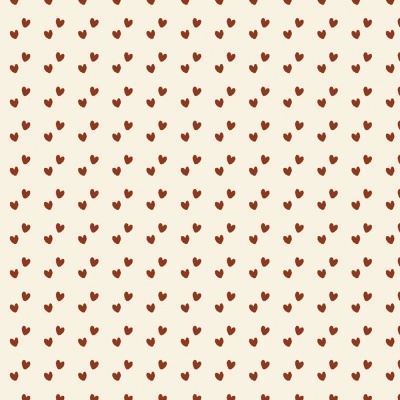 Mini Corações | Ferrugem | Basics & Colors | Fabricart