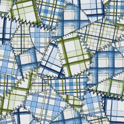 Fat Quarter | Sweater Weather | Crazy Quilt - Blue | Maywood Studio