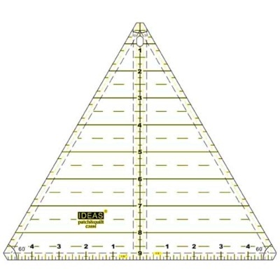 Régua Patchwork Triângulo 9” 60º | Ideas