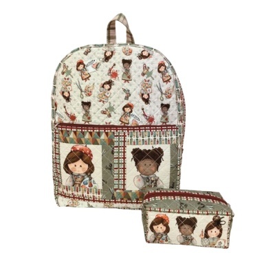 Painel DIY Mochila | Fuxicos e Fricotes