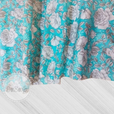 Floral Printed - Blue