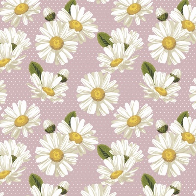DAISY COM POÁ :: ROSÊ | MISS DAISY | FABRICART