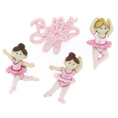 CONJUNTO DE BOTÕES | LITTLE BALLERINAS