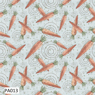 Mini Cenouras Fundo Azul | Páscoa | Fuxicos e Fricotes