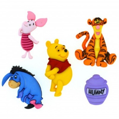 CONJUNTO DE BOTÕES | WINNIE THE POOH