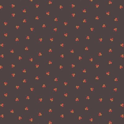 CLOVER ON DARKEST BROWN :: UNDER THE OAK TREE | L&I