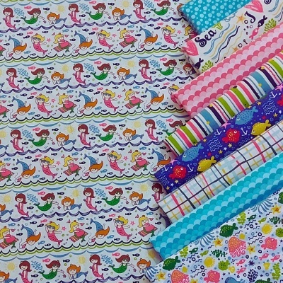 Bundle "Mermaids" - 9 FQ | Fabricart
