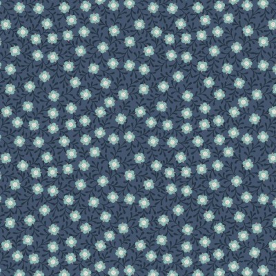 SMALL FLORAL :: DARK BLUE | MICHAELMAS | LEWIS&IRENE