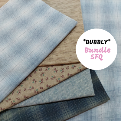 Bundle *Bubbly* - 5 FQ | Tramado Japonês