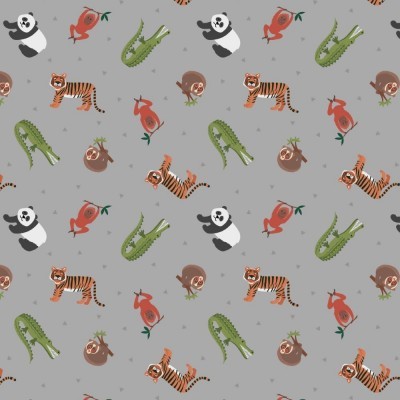 ASIAN ANIMALS :: GREY | SMALL THINGS...WORLD ANIMALS | L&I